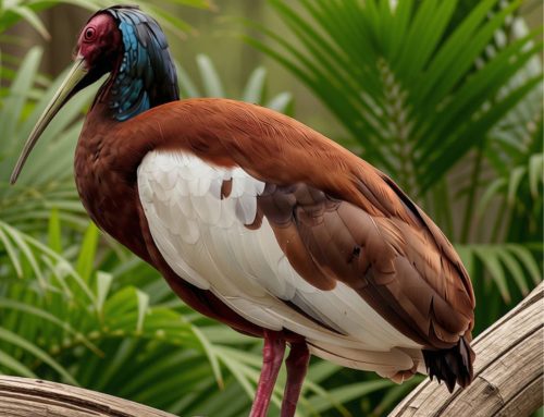 Arrivée d&rsquo;un ibis huppé